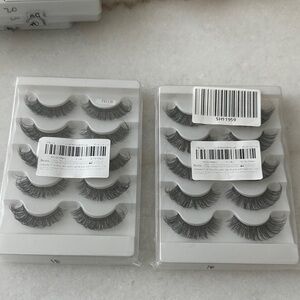 2 Sets of False strip Eyelashes brand new